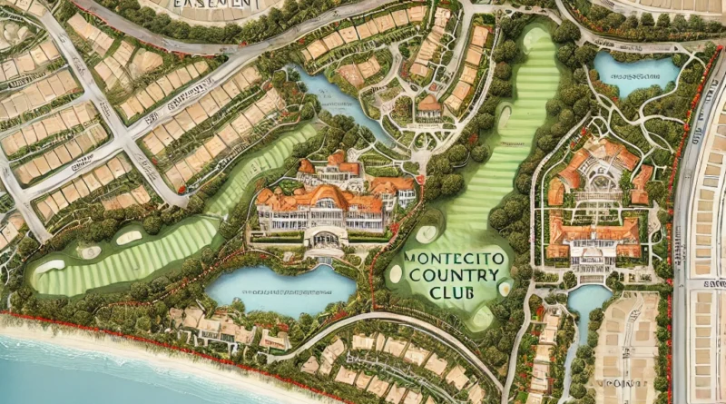 montecito country club landscaping easement dispute